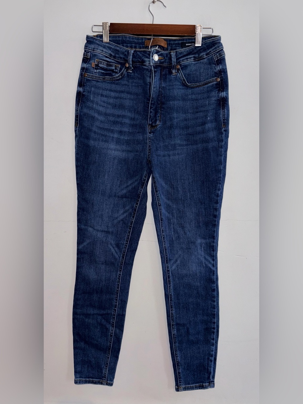 Judy Blue Skinny Fit Dark Wash Jeans sz 31 - Picture 1 of 8
